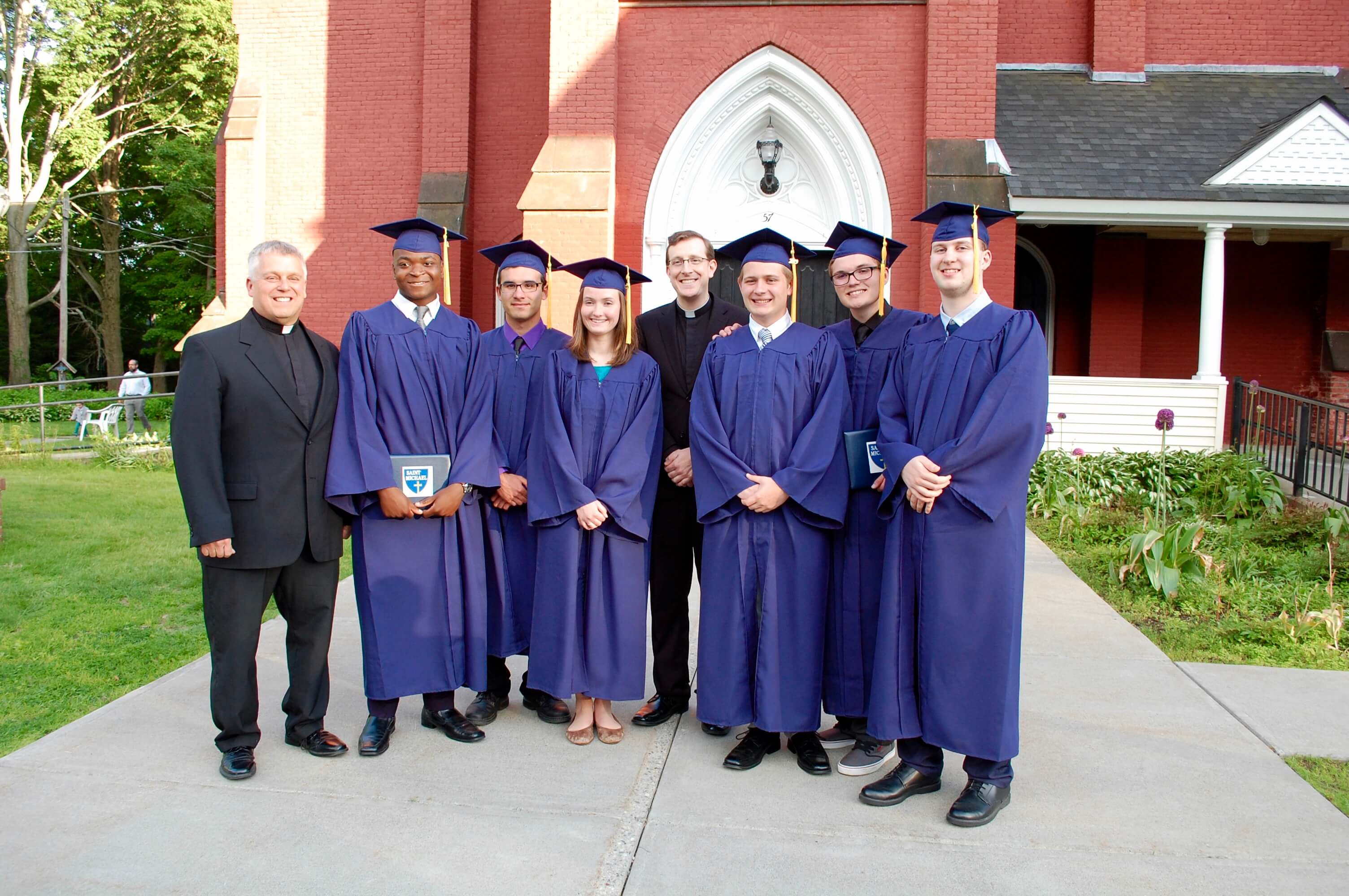 First class graduates from St. Michael's High School in more than 50